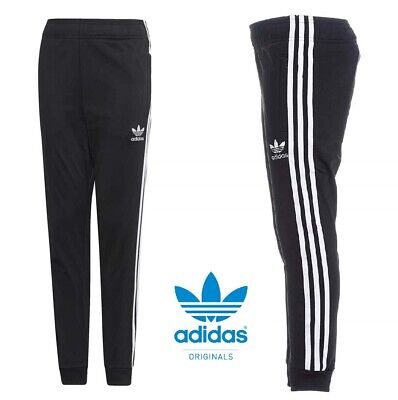 Adidas Originali Pantaloni da Allenamento Bambini Pantaloni Tuta Jogging Sst