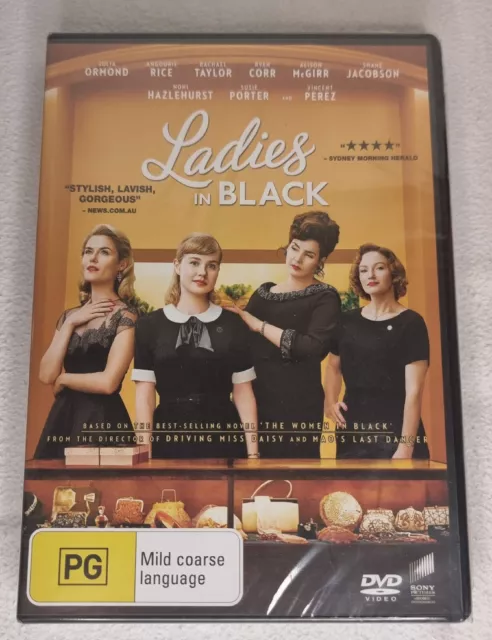 Ladies In Black DVD 2018, PAL Region 2 4, Julia Ormond, Brand New & Sealed