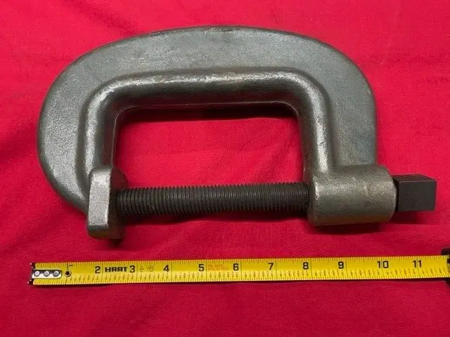Wilton #5 C Clamp Flat Anvil Extra Heavy Duty 0-5 3/8"  Drop Forged Steel