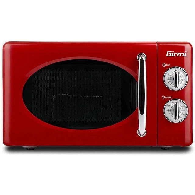 Girmi FM2102 Four 20L Avec Gril 800 Watt Rétro Rouge