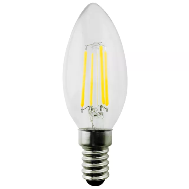 LED Filament Birne E14 C35 Retro Warmweiß 4W 6W Edison Dekorative Multipacks UK