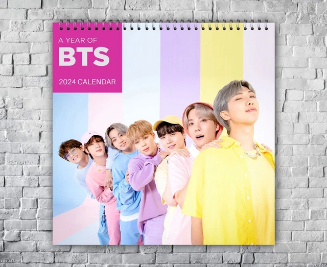 BTS CALENDAR 2024 Celebrity Calendar BTS 2024 Wall Calendar Gift