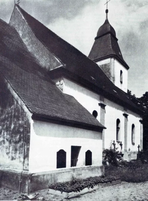 Grenzhammer/ Krośnice, Groß Wartenberg- Dorfkirche (Schlesien) 1934