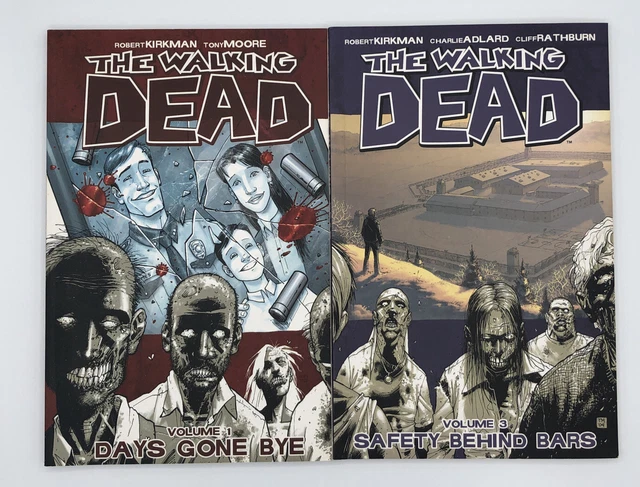 WALKING DEAD #1, #3-8 Comic Book Lot- Kirkman