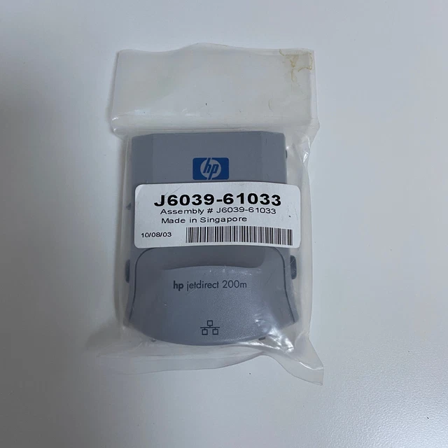 HP HEWLETT PACKARD 200M Jetdirect Karte Druckserver J6039 J6039C 5.