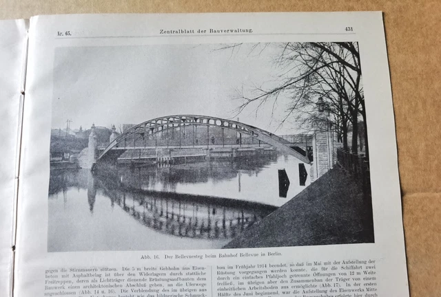 1915 Bauverwaltung 65 Langenbeck Virchow Haus Berlin Mitte Gerickesteg Moabit