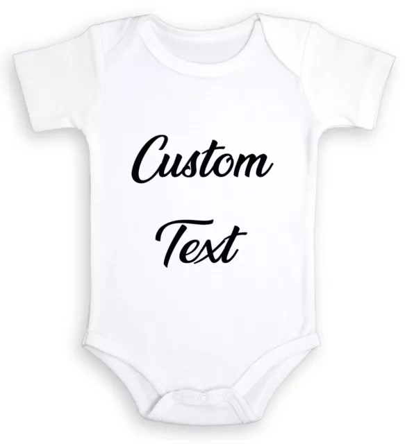 Custom Baby Onesies Personalized Baby Shower Gift Newborn Outfit Infant Bodysuit