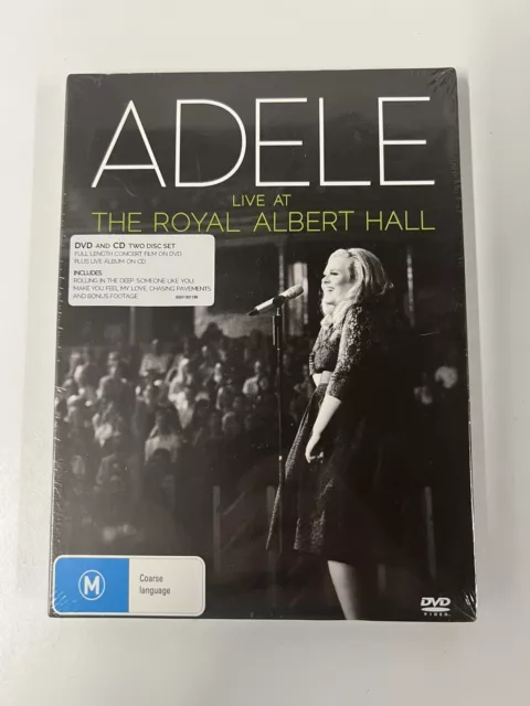 ADELE Live at The Royal Albert Hall DVD + CD NEW SEALED All Region
