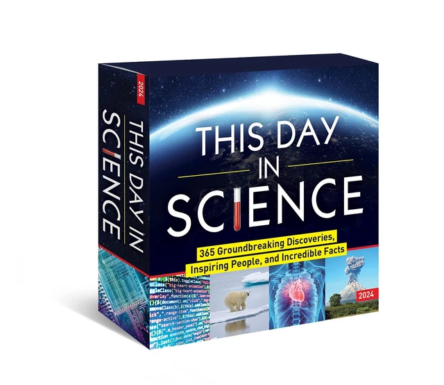 2025 THIS DAY in Science Boxed Calendar by Sourcebooks 18.95 PicClick