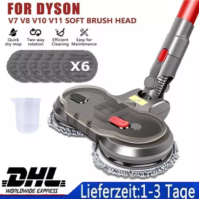 Für Dyson V7 V8 V10 V11 Austauschbare Elektrischer Nass Trocken Wisch Kopf Neu