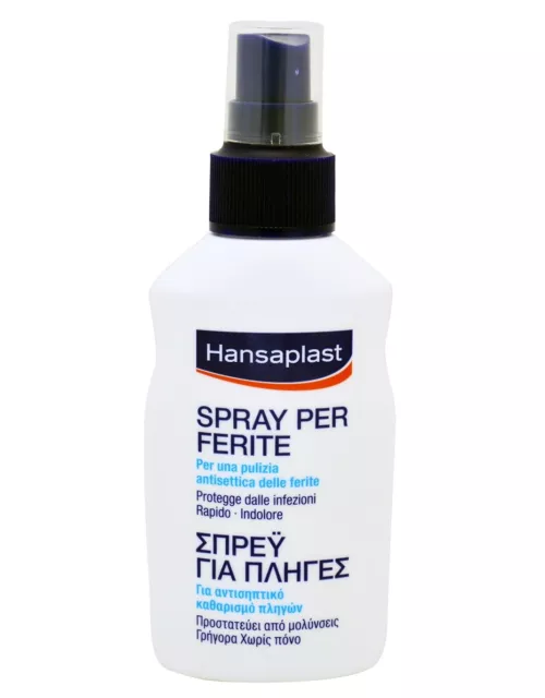 Hansaplast Ferite Spray per Antisettico Ferite Detergente 1 x 100 ML