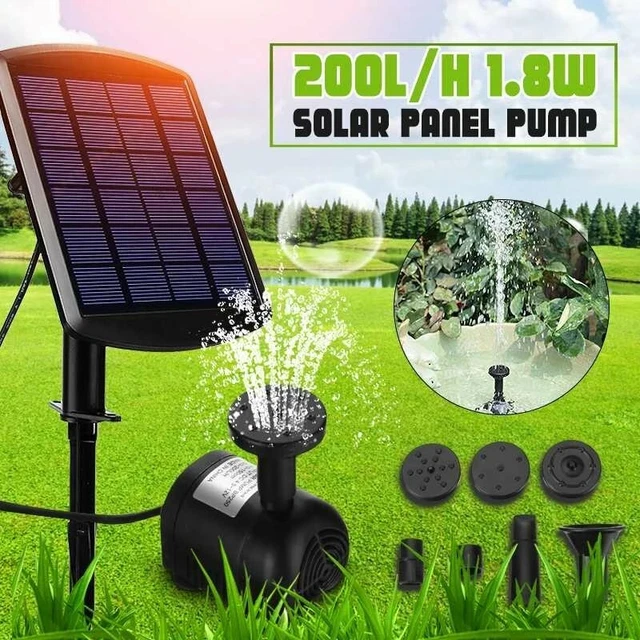 SOLAR TEICH PUMPE Solar Teichpumpe Solarpumpe Gartenteich Set