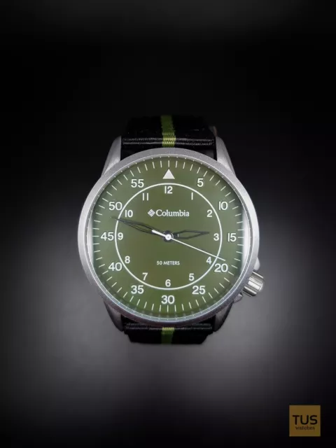 Columbia  Viewmont Green Dial CSS15-006 Quartz 50m Men's Wristwatch RRP £75