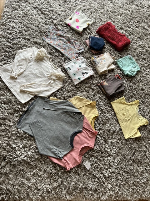 Pacchetto abiti primavera 14 pezzi ragazza 5-6 anni - Successivo / Abercrombie PIÙ INDOSSATO