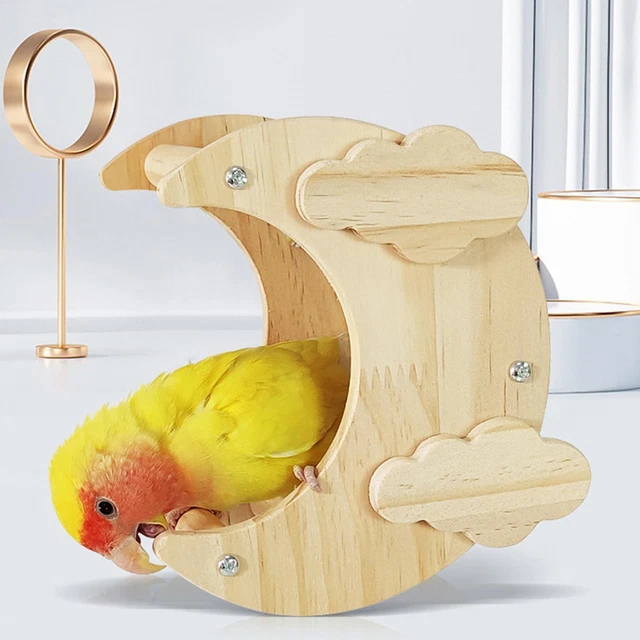 Drehbare Vogelstange 360° - Holz Spielstange Für Vögel