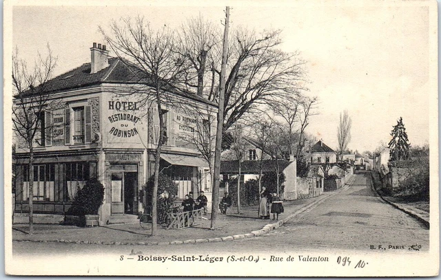 94 BOISSY SAINT LEGER - la rue de valenton -