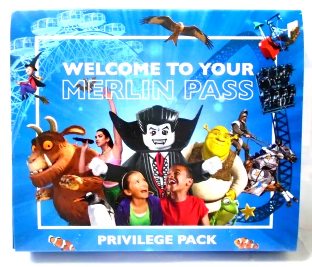 Merlin Annual Pass Privilege Pack 2020 contains Badge, Lanyard & Card Holder NEW