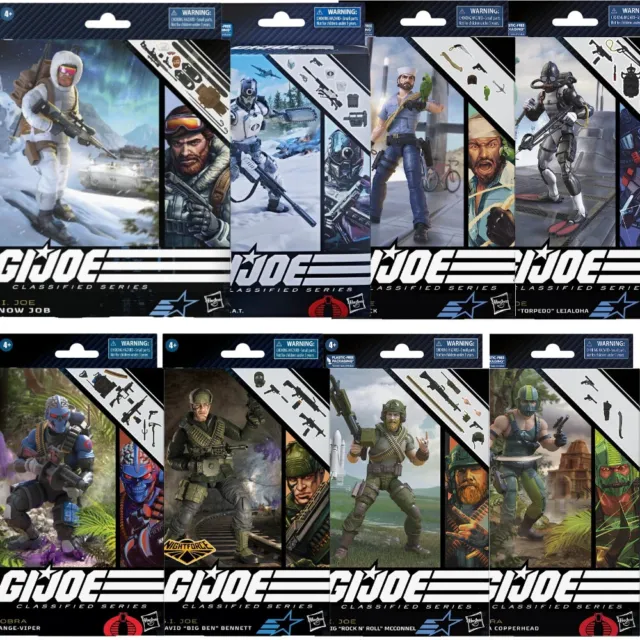 Figurines GI JOE Classified Series neuves Officielles Hasbro TOP Collection