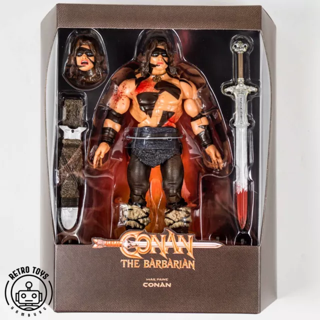 CONAN THE BARBARIAN War Paint Ultimates Super7 Deluxe Action Figure Ultimate