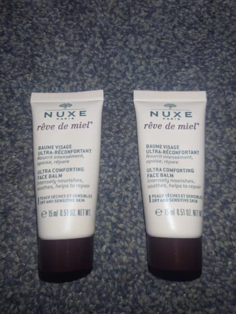 Nuxe Paris Reve De Miel Ultra Comforting Face Balm 15ml x2