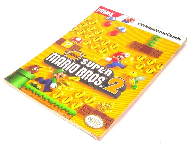 NEW SUPER MARIO Bros 2 Official Game Guide Prima Strategy Book - Brand ...