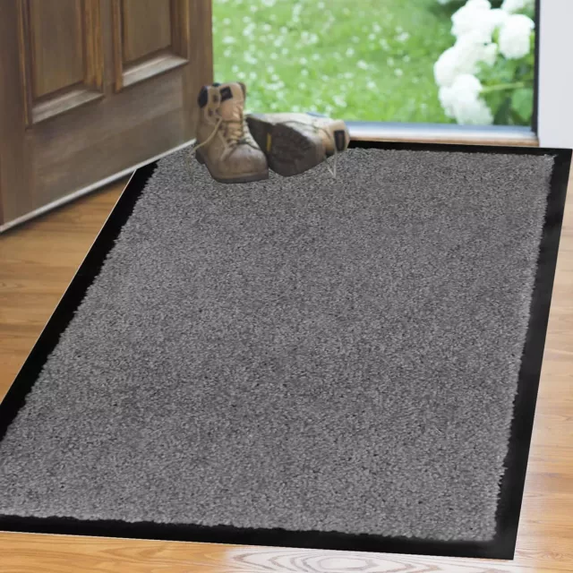 Heavy Duty Non Slip Rubber Back Barrier Door Mat Kitchen Floor Mats Hallway Rug