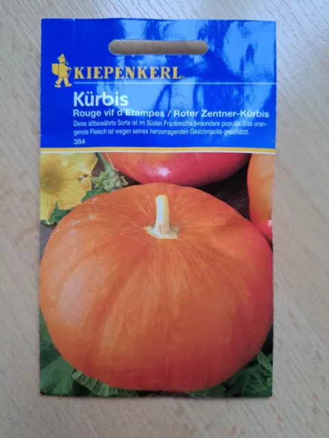 Samen Kürbis * Rouge vif d'Etampes Kiepenkerl 384