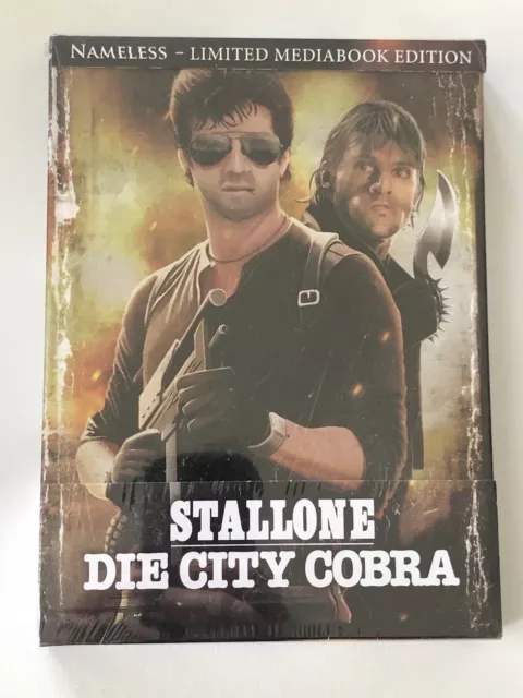 Die City Cobra (1986) (Cover B, Édition Limitée, Mediabook, Blu-ray + DVD)