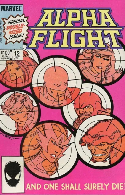 Alpha Flight #12 Marvel Comics July Jul 1984 (FNVF)