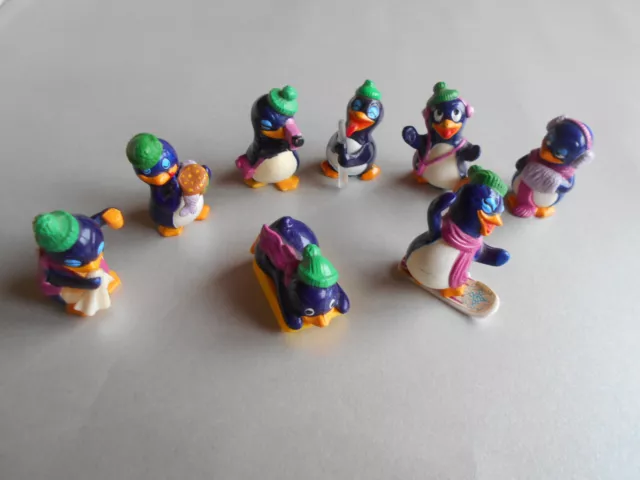 8 Überraschungsei-Figuren aus 1992 -Peppy Pingos-; Teil-Konvolut =8 von 10 Fig. 2