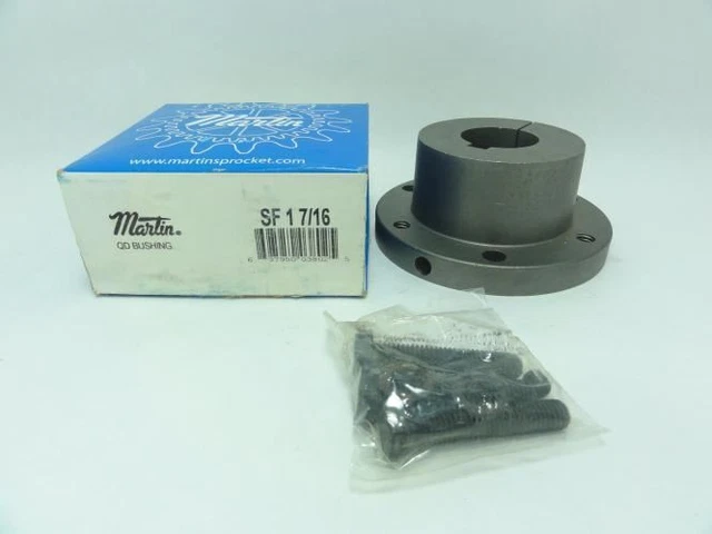 199687 New In Box; Martin SF 1-7/16 QD Bushing 1-7/16"ID 3/8" Keyway