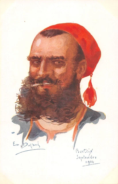 CPA GUERRE / ILLUSTRATEUR E.m.DUPUIS NOS POILUS BERTRIX 1914