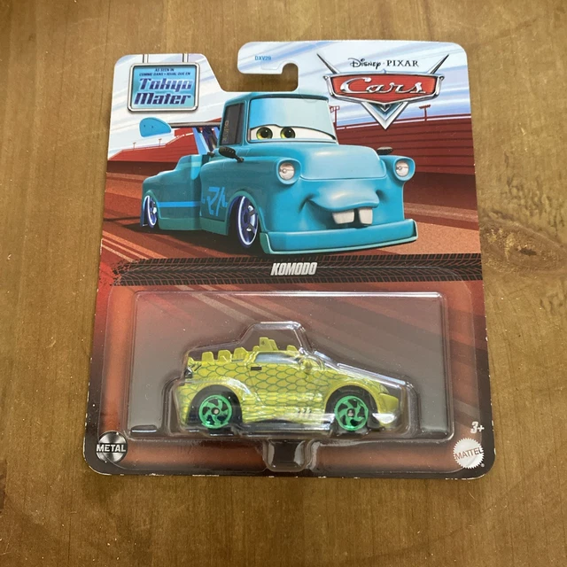 DISNEY PIXAR CARS Tokyo Mater KOMODO Mattel 1:55 Scale BNIB Toons ...