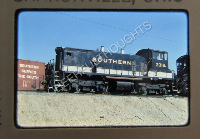 Original '76 Kodachrome Slide SOU Southern 2318 SW1500 Sharonville, OH    38X64