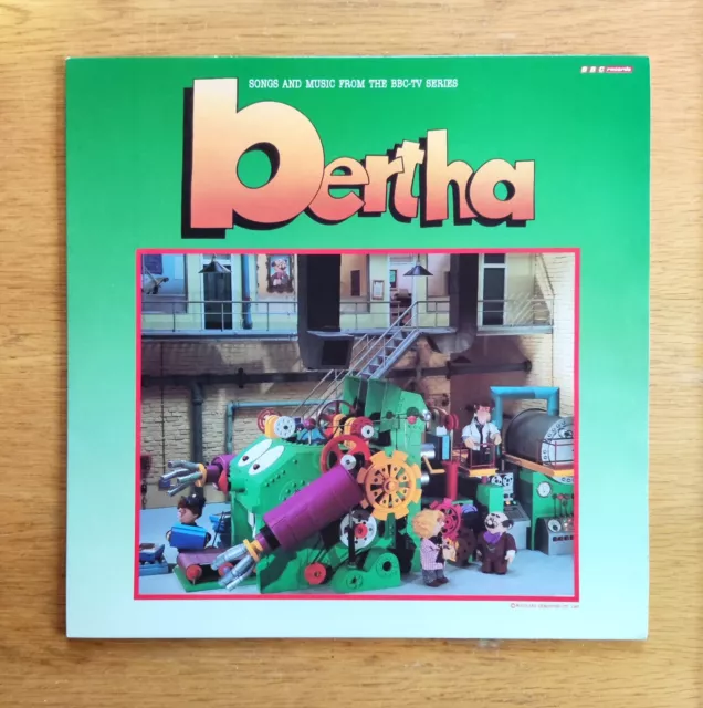 BBC 'BERTHA' 1985 UK Vinyl Record LP Soundtrack 1st Press Classic Childrens TV