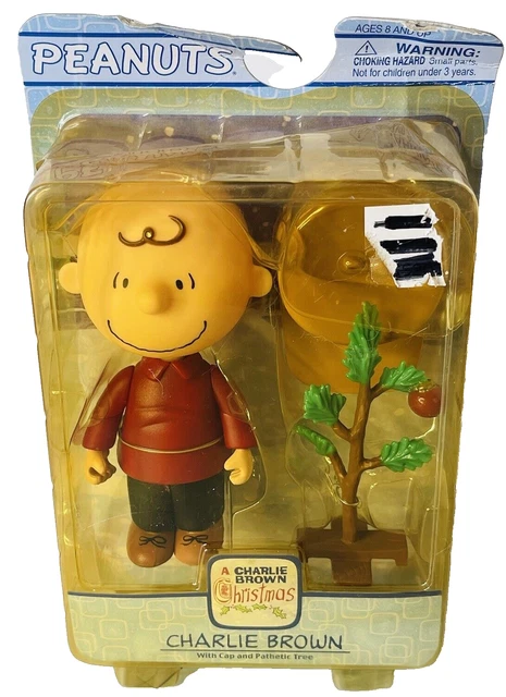 Pathetic Tree NOS PEANUTS A Charlie Brown Christmas with Cap and Pathetic Tree 2006 ...