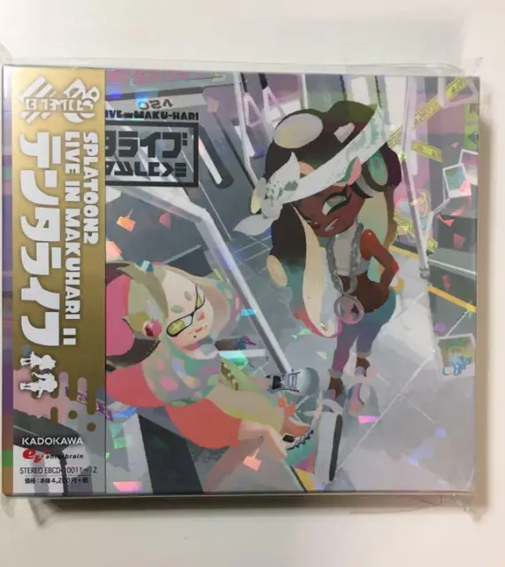 SPLATOON 2 LIVE IN MAKUHARI Tenta Live First Limited Edition CD Blu-ray Japan