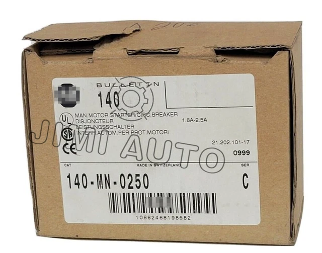 140-MN-0250 AB New Ser C MANUAL STARTER/CIRCUIT BREAKER Express 1 Pcs ZW