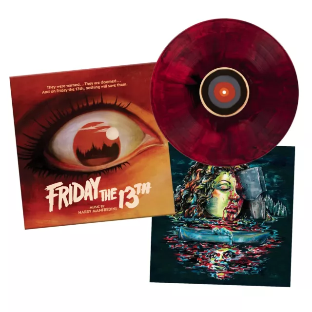 Friday The 13th - Complete Score - Blood Red / Black Vinyl - Harry Manfredini