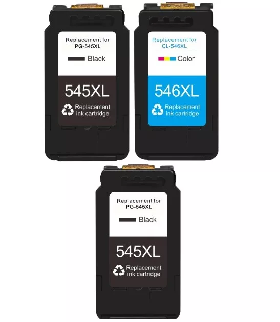 Cartouches d'encre compatibles pour Canon CL 546 XL PG 545XL CL 546XL EXPRESS