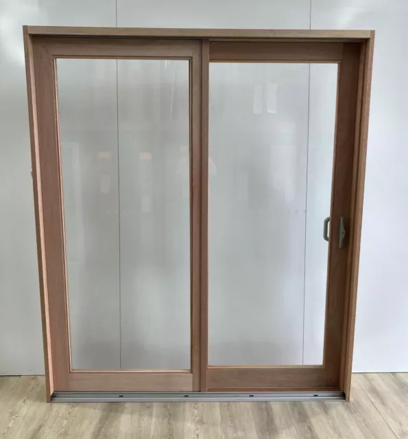 Timber Sliding Door 2100h x 1810w  SINGLE GLAZED RIGHT HAND SLIDE