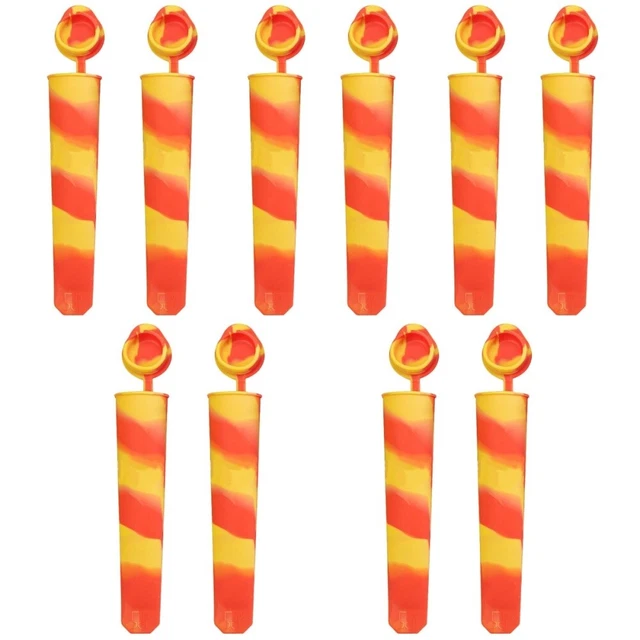 10 piezas Moldes de fabricante de paletas Moldes de hielo Forma de pasteles