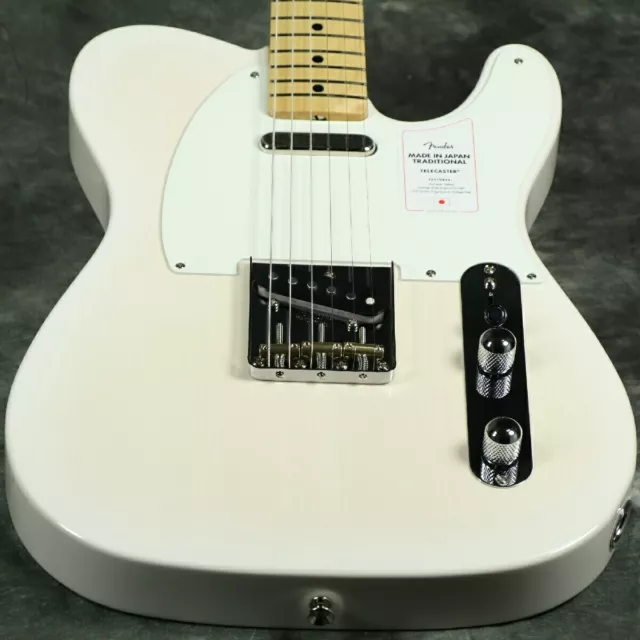Fender Made IN Japan Traditional 50s Telecaster Érable Touche Blanc Blond
