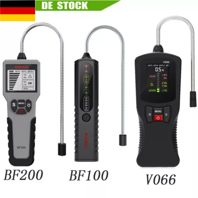 LCD Bremsflüssigkeitstester DOT-5.1 Bremsflüssigkeitsprüfer KFZ Testgerät 2023