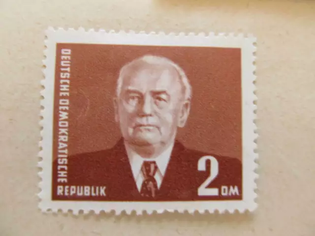 DDR Germany Democratic Republic 1953 2m fine mh* stamp A11P7F77