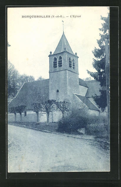 CPA Ronquerolles, L´Eglise