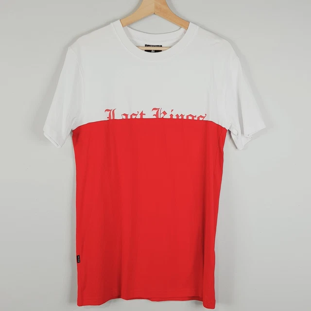 LAST KINGS Culture Kings Mens Size M Red/White Short Sleeve Tee T-shirt