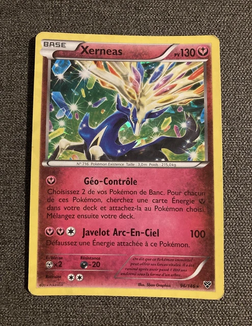 Carte Pokémon Xerneas Holo Promo - XY1 96/146 - Version Française - État Near Mint