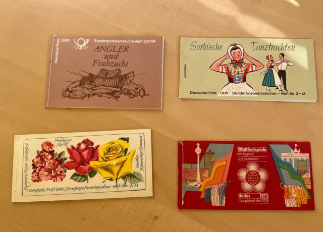 DDR Posten Lot Markenheftchen Postfrisch 5,6,7,9