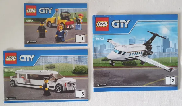 Vintage Game Play Gioco Lego City Città 2016 Set 60102 Airport VIP Service